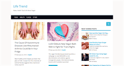 Desktop Screenshot of lifetrend.net